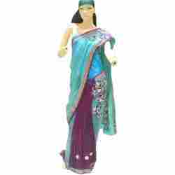 Two Tone Embroidered Sarees