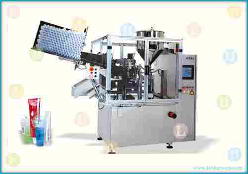 Automatic Single Head Rotary Indexing Tube Filling Machine