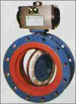 Double Flange Off - Set Disc Butterfly Valve 