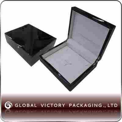 Black Luxury Wooden Jewelry Boxes