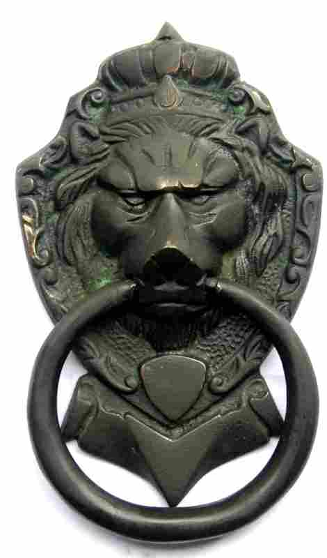 Door Knockers Lion Head Sculpture