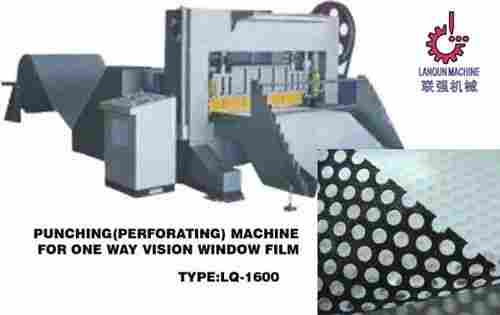 Perforating Machine For One Way Vision Window Film