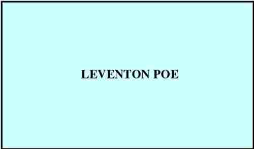 LEVENTON POE