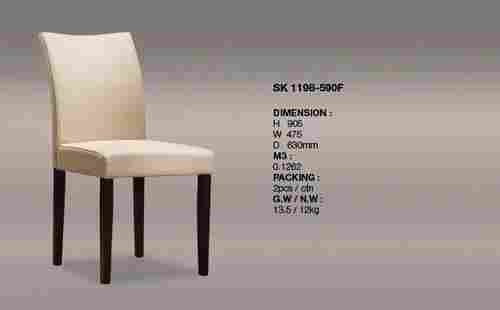 Sleek Design Upholstered Back Chair