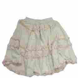 Ruffled Skirt With Contrast Ruffles