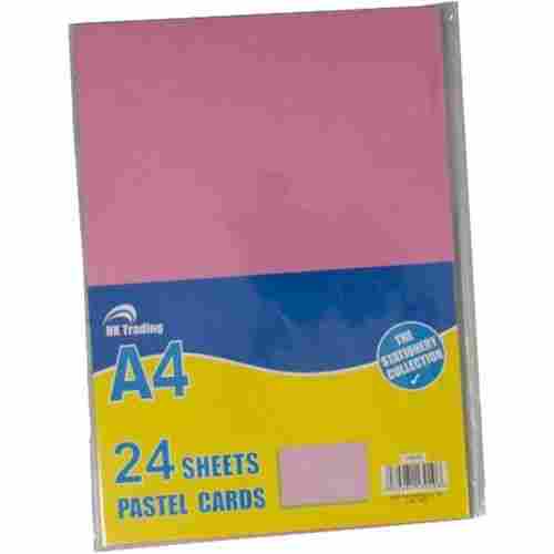 A4 Pastel Card 24 Sheets