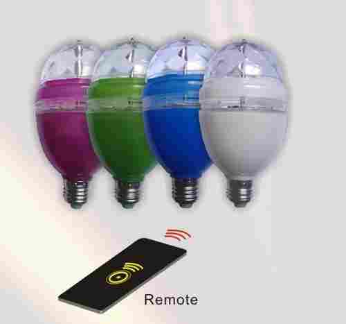 LED Full Color Rotating Lamp With Remote