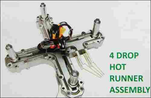 4 Drop Hot Runner Assembly