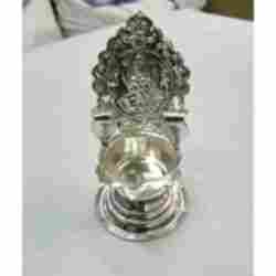 German Silver Plated Kamakshi Lamp