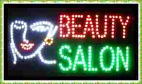 Led Salon Signs