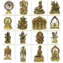 Fully Polished Brass Statues