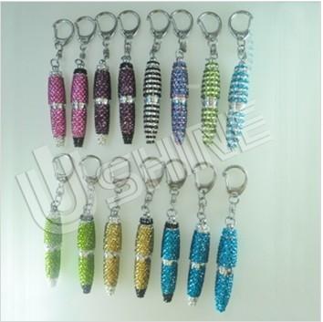 Mini Crystal Pen With Keychain (MN1006)