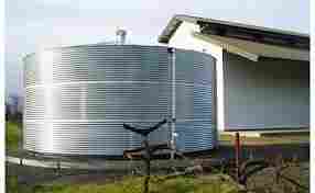 Corrugated Steel Rainwater Tanks