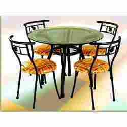 Wrought Iron Four Seater Dining Set
