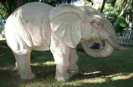 Stone Carved Elephant Sculpture