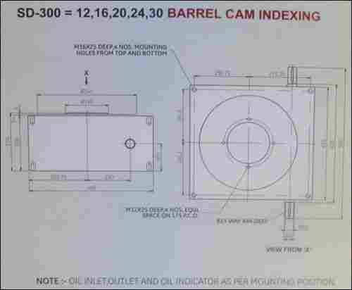 Barrel Cam Indexers Sd Series-300