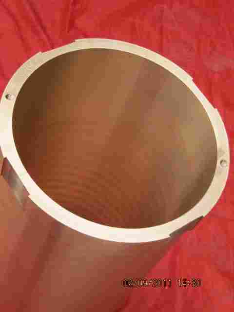 Three Feet Cylindrical Copper Bush For SYSMENS Crusher Equipment