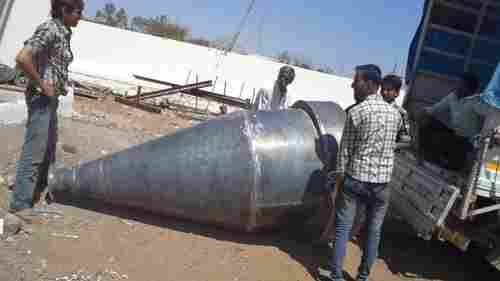 Cyclone And Ducting For Cattle Feed Plant