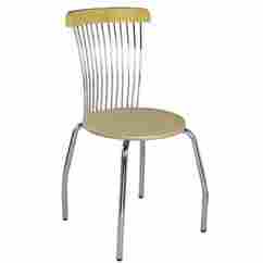 Restaurant Chair With Wooden Seat