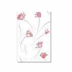 Pink Floral Wall Tile