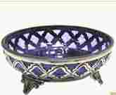 Round Decorative Bowl On Stand