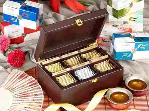 6 Slot Wooden Box With Refill
