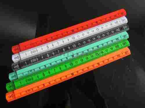 2 Meter 10 Folds ABS Plastic Meter Ruler (P2001)