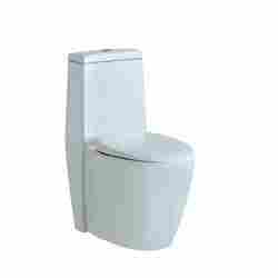 Single Piece Vignette English Toilet