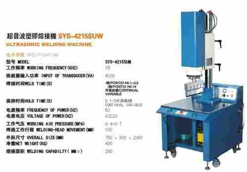 Ultrasonic Welding Machine (Sys4215sum)