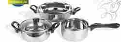 Cookware Set With Glass Lid induction
