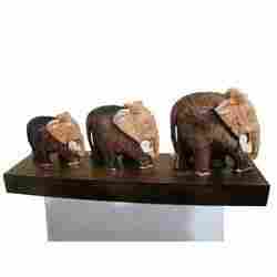Decorative Wooden Elephants