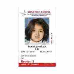 Durable Plastic School ID Cards