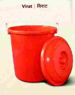 Plastic Red Color Bucket