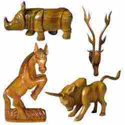 Wooden Animal Statue