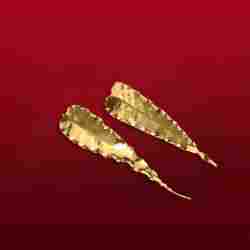Gold Plated Ashoka Leaf