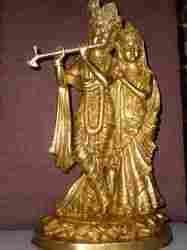 Brass Figures Radha Krishna