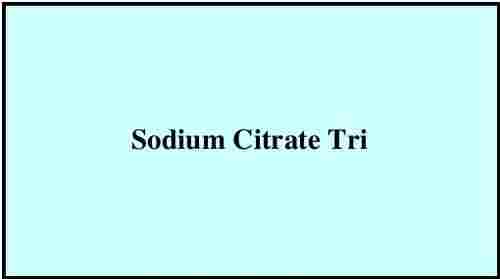 Sodium Citrate Tri