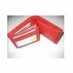 Red Designer Leather Wallets