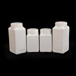 Plastic Ribbed Tablet Containers