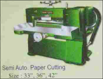 Semi Auto Paper Cutting Machine