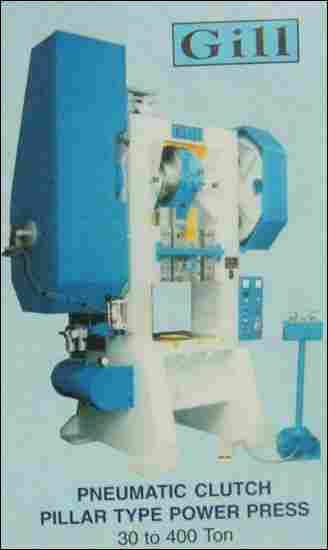 Pneumatic Clutch Pillar Type Power Press