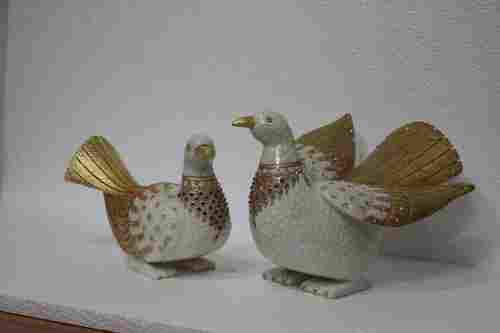 Marble Carving Pigeon Set
