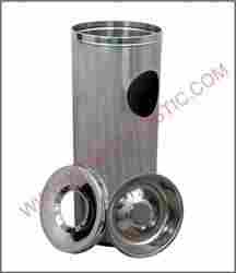 Stainless Steel Ash Can Bin and Ashtray Bin