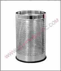 Stainless Steel Open Perforated Dustbin