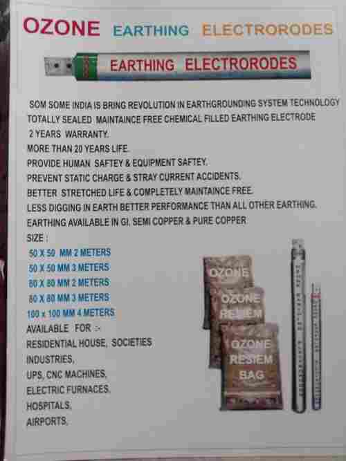 Ozone Earthing Electrodes