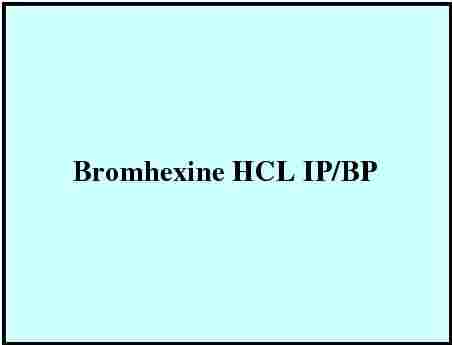 Bromhexine HCL IP/BP
