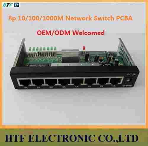 8 Port 10/100/1000M Unmanaged 5V FAST Network Gigabit Ethernet Switch PCBA Module