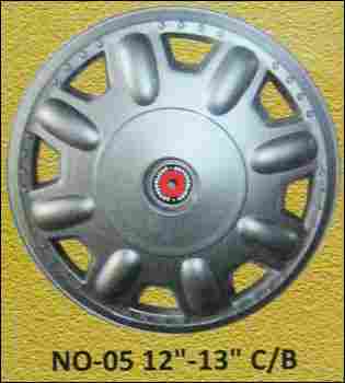 Silver Center Bolt Wheel Covers (No-05 12")