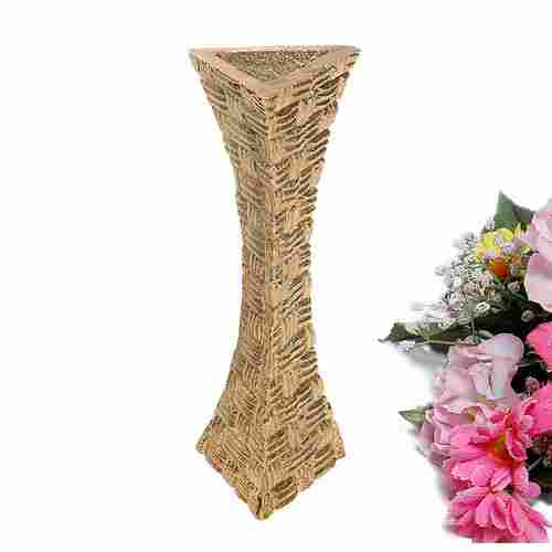 Flower Vase (Woven Look Golden)