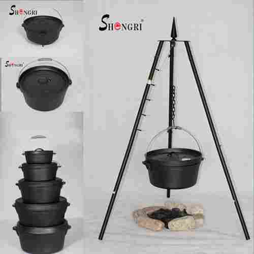 Tripod BBQ Grill With Resisted Design